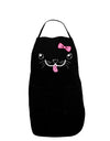 Kyu-T Face - Puppina Cute Girl Puppy Dog Dark Adult Apron-Bib Apron-TooLoud-Black-One-Size-Davson Sales