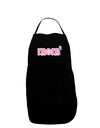 Mom to the Fourth Power - Cute Mom of 4 Design Dark Adult Apron by TooLoud-Bib Apron-TooLoud-Black-One-Size-Davson Sales