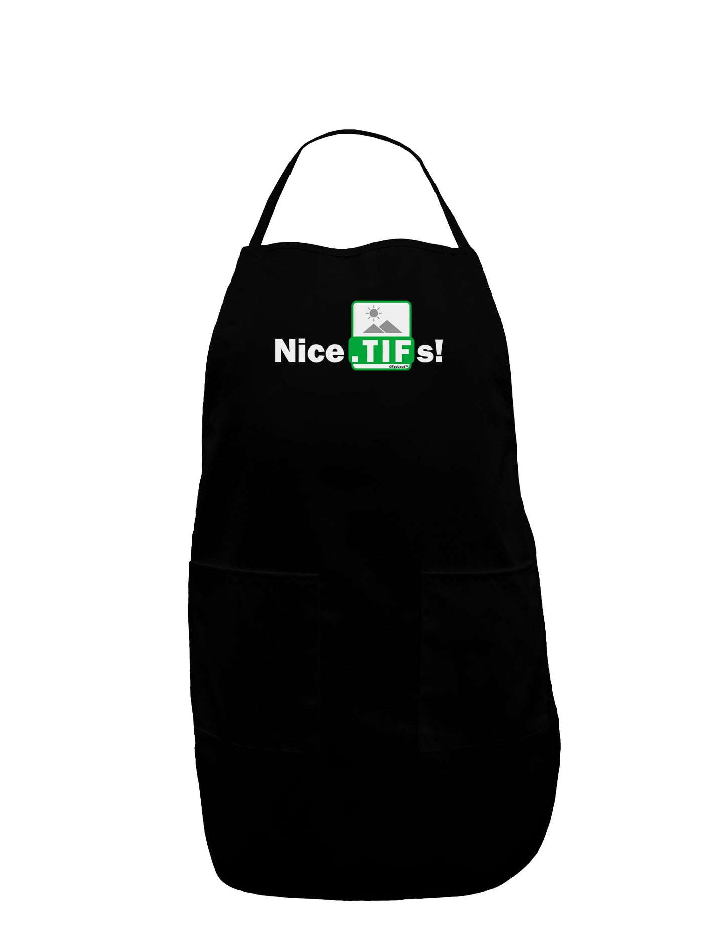 Nice Tifs Plus Size Apron-Bib Apron-TooLoud-Black-Plus-Size-Davson Sales