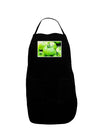 Watercolor Green Tomatoes Plus Size Apron-Bib Apron-TooLoud-Black-Plus-Size-Davson Sales