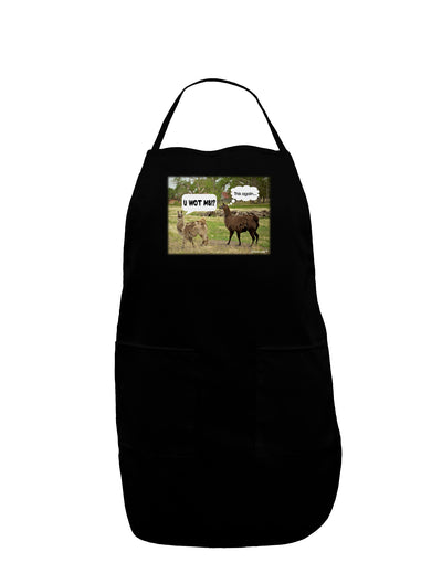 Angry Standing Llamas Dark Adult Apron by TooLoud-Bib Apron-TooLoud-Black-One-Size-Davson Sales