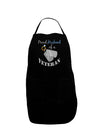 Husband of Veteran Dark Adult Apron-Bib Apron-TooLoud-Black-One-Size-Davson Sales