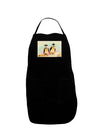 Magellanic Penguin Watercolor Dark Adult Apron-Bib Apron-TooLoud-Black-One-Size-Davson Sales