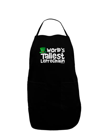 World's Tallest Leprechaun Dark Adult Apron by TooLoud-Bib Apron-TooLoud-Black-One-Size-Davson Sales