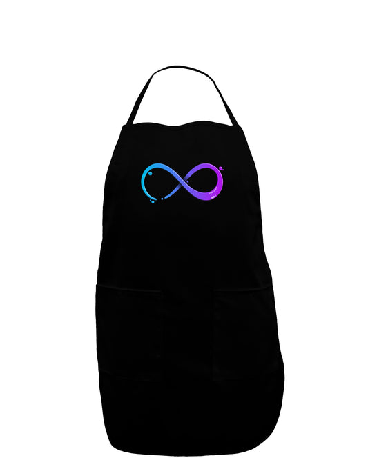 Painted Infinity Dark Adult Apron-Bib Apron-TooLoud-Black-One-Size-Davson Sales