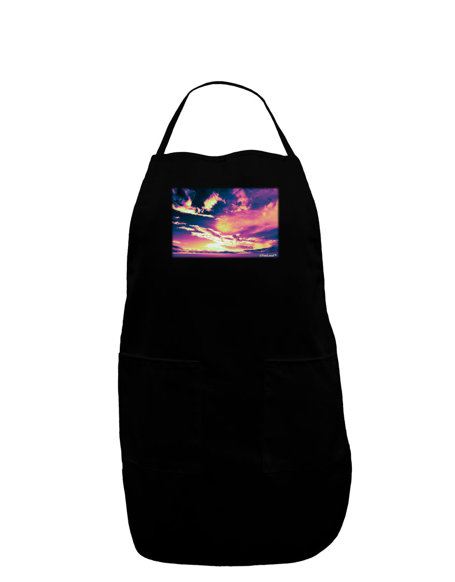 Blue Mesa Reservoir Surreal Plus Size Apron-Bib Apron-TooLoud-Black-Plus-Size-Davson Sales