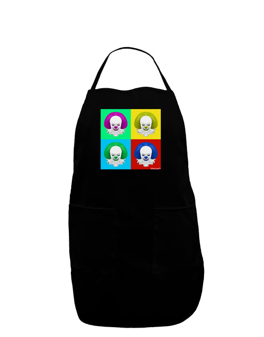 Clown Face Pop Art 2 Dark Adult Apron-Bib Apron-TooLoud-Black-One-Size-Davson Sales
