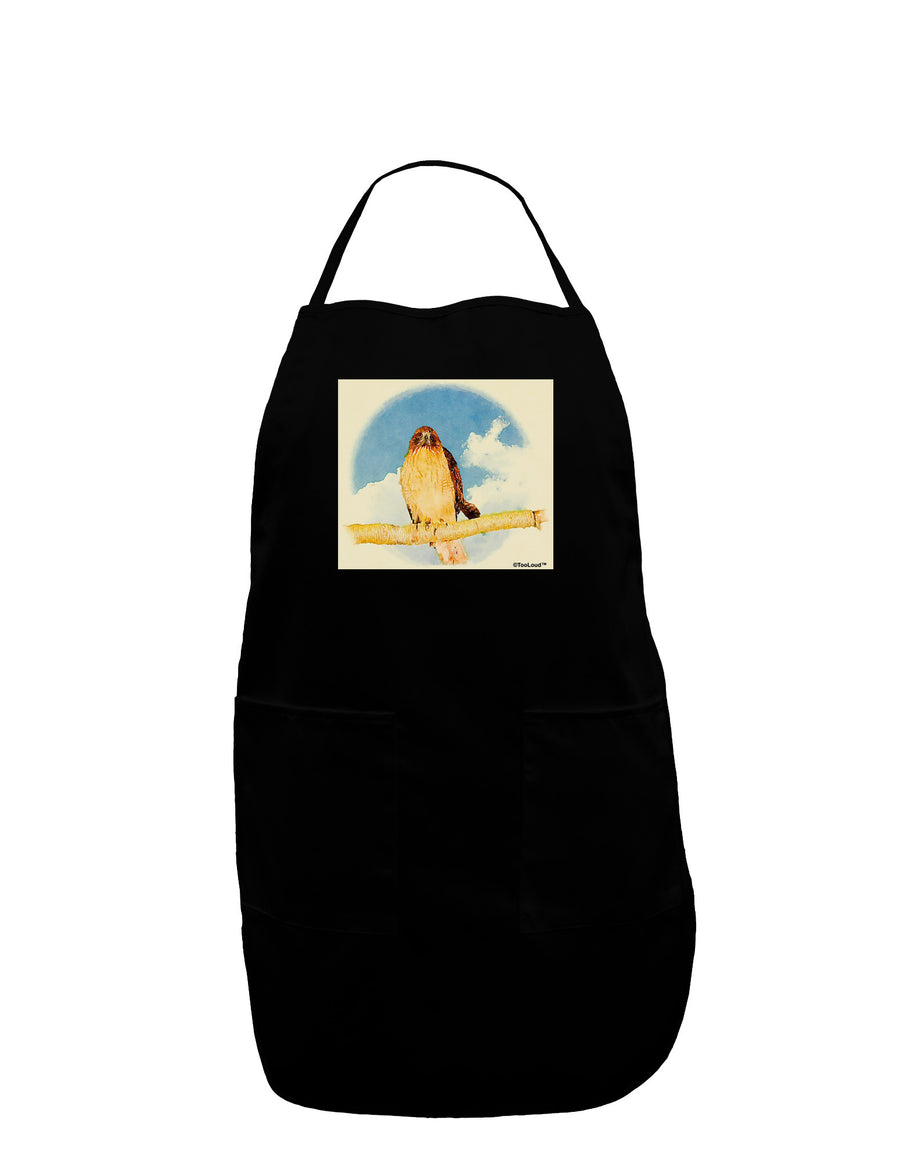 Red-tailed Hawk Plus Size Apron-Bib Apron-TooLoud-Black-Plus-Size-Davson Sales