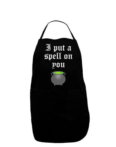 I Put A Spell On You Witches Cauldron Halloween Dark Adult Apron-Bib Apron-TooLoud-Black-One-Size-Davson Sales