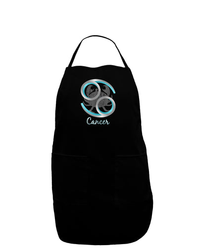 Cancer Symbol Dark Adult Apron-Bib Apron-TooLoud-Black-One-Size-Davson Sales