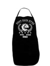 Best Papa Ever Distressed Collegiate Dark Adult Apron-Bib Apron-TooLoud-Black-One-Size-Davson Sales