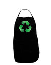 Recycle Green Dark Adult Apron by TooLoud-Bib Apron-TooLoud-Black-One-Size-Davson Sales