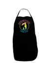 Mermaids Have More Fun - Beachy Colors Dark Adult Apron-Bib Apron-TooLoud-Black-One-Size-Davson Sales