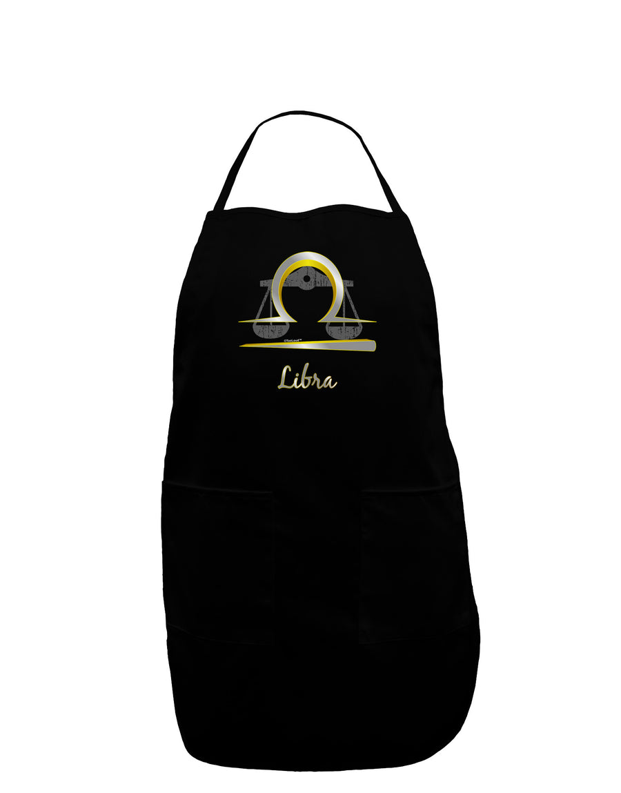 Libra Symbol Plus Size Apron-Bib Apron-TooLoud-Black-Plus-Size-Davson Sales