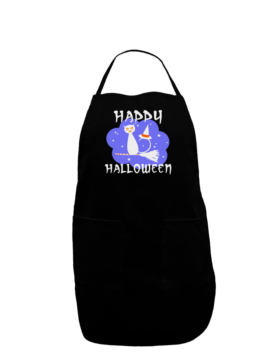 TooLoud Witch Cat Plus Size Apron-Bib Apron-TooLoud-Black-Plus-Size-Davson Sales