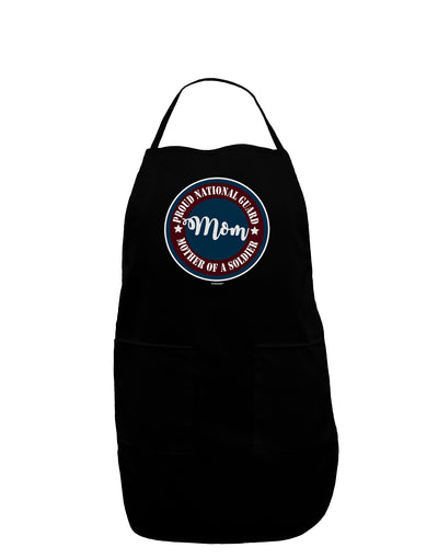 TooLoud Proud National Guard Mom Dark Dark Adult Apron-Bib Apron-TooLoud-Black-One-Size-Davson Sales