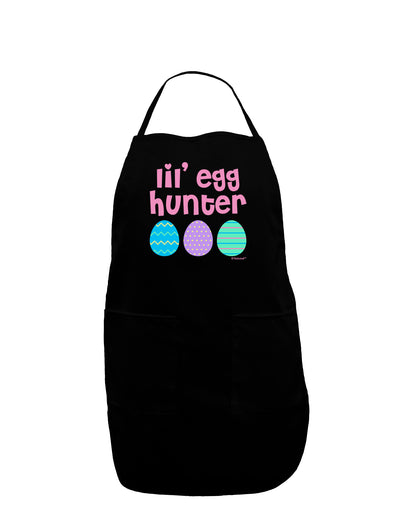 Lil' Egg Hunter - Easter - Pink Dark Adult Apron by TooLoud-Bib Apron-TooLoud-Black-One-Size-Davson Sales