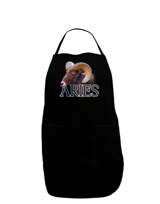 Majestic Aries Picture Dark Adult Apron-Bib Apron-TooLoud-Black-One-Size-Davson Sales