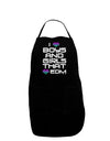 I Heart Boys and Girls That Heart EDM Dark Adult Apron-Bib Apron-TooLoud-Black-One-Size-Davson Sales