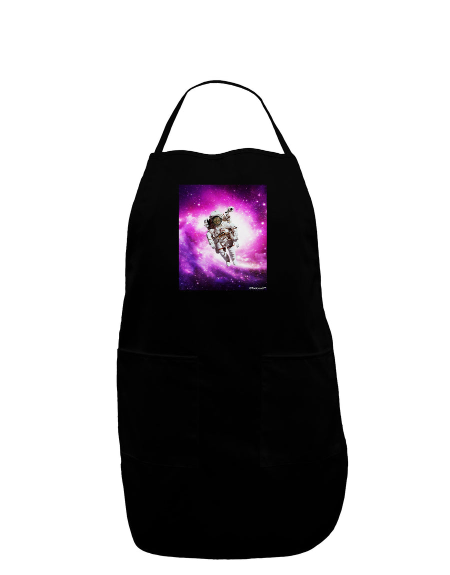 Astronaut Cat Plus Size Apron-Bib Apron-TooLoud-Black-Plus-Size-Davson Sales