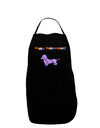 Happy Halloweenie Doxie Dog Halloween Dark Adult Apron-Bib Apron-TooLoud-Black-One-Size-Davson Sales