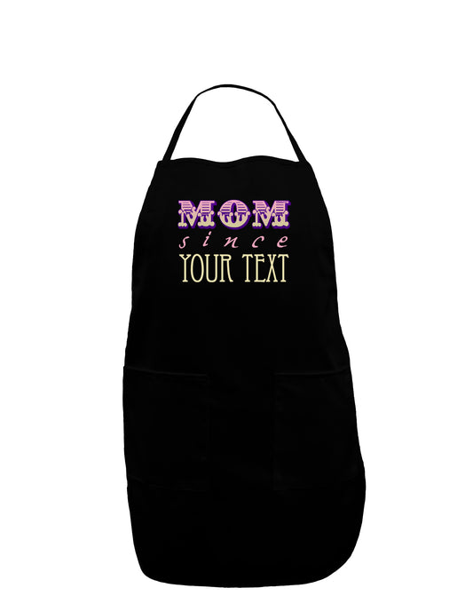 Personalized Mom Since ___ Plus Size Apron-Bib Apron-TooLoud-Black-Plus-Size-Davson Sales