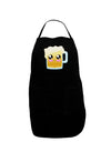 Draft the cute Beer Dark Adult Apron-Bib Apron-TooLoud-Black-One-Size-Davson Sales