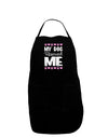 My Dog Rescued Me Dark Adult Apron-Bib Apron-TooLoud-Black-One-Size-Davson Sales