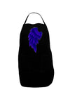 Single Left Dark Angel Wing Design - Couples Dark Adult Apron-Bib Apron-TooLoud-Black-One-Size-Davson Sales