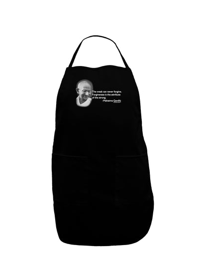 The Weak Can Never Forgive Plus Size Dark Apron-Bib Apron-TooLoud-Black-Plus-Size-Davson Sales