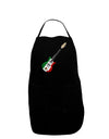 Mexican Flag Guitar Design Dark Adult Apron by TooLoud-Bib Apron-TooLoud-Black-One-Size-Davson Sales