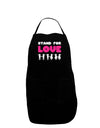 Stand For Love Pink Dark Adult Apron-Bib Apron-TooLoud-Black-One-Size-Davson Sales