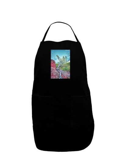 CO Cliffside Tree Dark Adult Apron-Bib Apron-TooLoud-Black-One-Size-Davson Sales