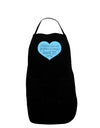 Adoption is When - Mom and Son Quote Dark Adult Apron by TooLoud-Bib Apron-TooLoud-Black-One-Size-Davson Sales