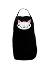 Kyu-T Head - Day Kawa the Cute Critter Dark Adult Apron-Bib Apron-TooLoud-Black-One-Size-Davson Sales