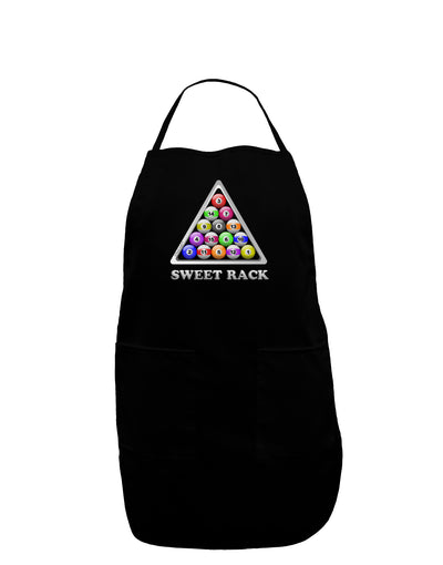 Sweet Rack - Pool Dark Adult Apron-Bib Apron-TooLoud-Black-One-Size-Davson Sales