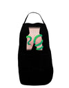 Lady Anaconda Design Light Dark Adult Apron-Bib Apron-TooLoud-Black-One-Size-Davson Sales