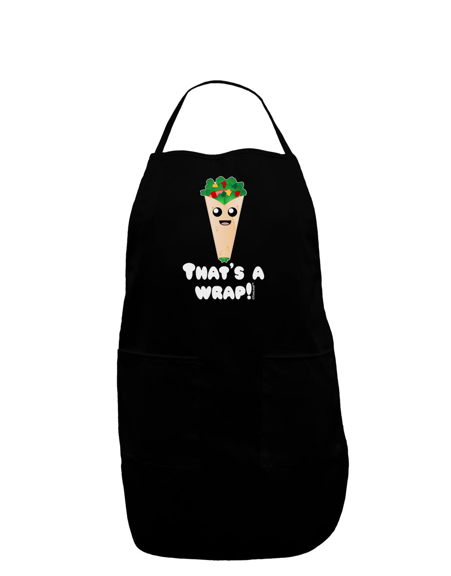 Thats A Wrap Cute Wrap Plus Size Apron-Bib Apron-TooLoud-Black-Plus-Size-Davson Sales