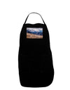 Pikes Peak CO Mountains Plus Size Dark Apron by TooLoud-Bib Apron-TooLoud-Black-Plus-Size-Davson Sales