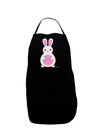 Cute Easter Bunny - Pink Dark Adult Apron by TooLoud-Bib Apron-TooLoud-Black-One-Size-Davson Sales