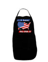 I Love The USA Dark Adult Apron-Bib Apron-TooLoud-Black-One-Size-Davson Sales