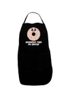 Doughnut - Doughnut Take Me Lightly Dark Adult Apron by TooLoud-Bib Apron-TooLoud-Black-One-Size-Davson Sales