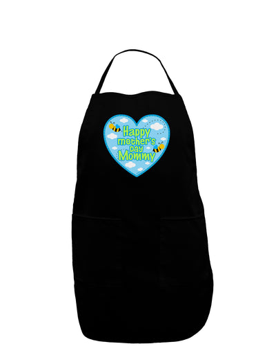 Happy Mother's Day Mommy - Blue Dark Adult Apron by TooLoud-Bib Apron-TooLoud-Black-One-Size-Davson Sales