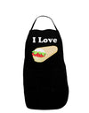 I Love Burritos - Funny Food Dark Adult Apron-Bib Apron-TooLoud-Black-One-Size-Davson Sales