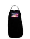 Blue Mesa Reservoir Surreal Dark Adult Apron-Bib Apron-TooLoud-Black-One-Size-Davson Sales