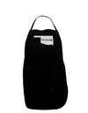 Oklahoma - United States Shape Dark Adult Apron by TooLoud-Bib Apron-TooLoud-Black-One-Size-Davson Sales