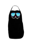 Kyu-T Face - Snaggle Cool Sunglasses Dark Adult Apron-Bib Apron-TooLoud-Black-One-Size-Davson Sales