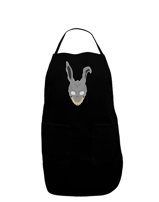 Scary Bunny Face Dark Adult Apron-Bib Apron-TooLoud-Black-One-Size-Davson Sales