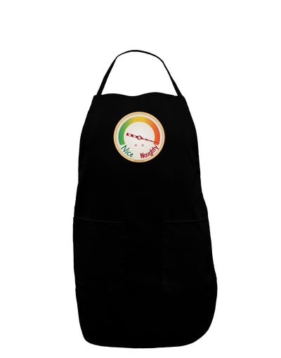 Naughty or Nice Meter Naughty Dark Adult Apron-Bib Apron-TooLoud-Black-One-Size-Davson Sales