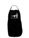 Bay Bridge Cutout Design - San Francisco Dark Adult Apron by TooLoud-Bib Apron-TooLoud-Black-One-Size-Davson Sales